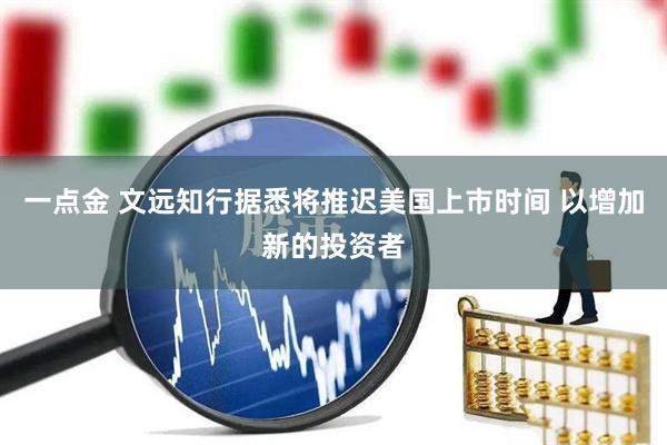 一点金 文远知行据悉将推迟美国上市时间 以增加新的投资者